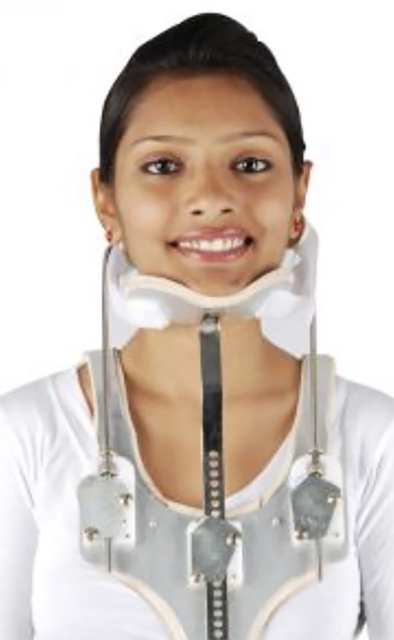 Neck braces to stabilise the cervical spine